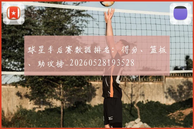球星季后赛数据排名：得分、篮板、助攻榜_20260528193528